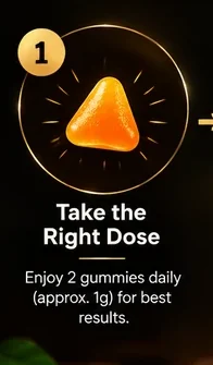 Step 1 of 4: take the right dose